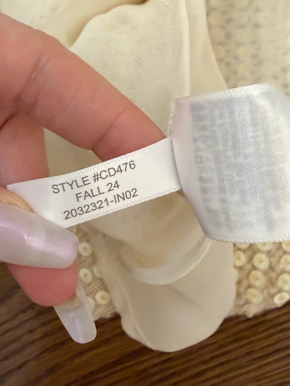 J. CREW Collection Sequin Embellished Pointelle Alpaca-Blend Mini Skirt in Ivory - Picture 6 of 6